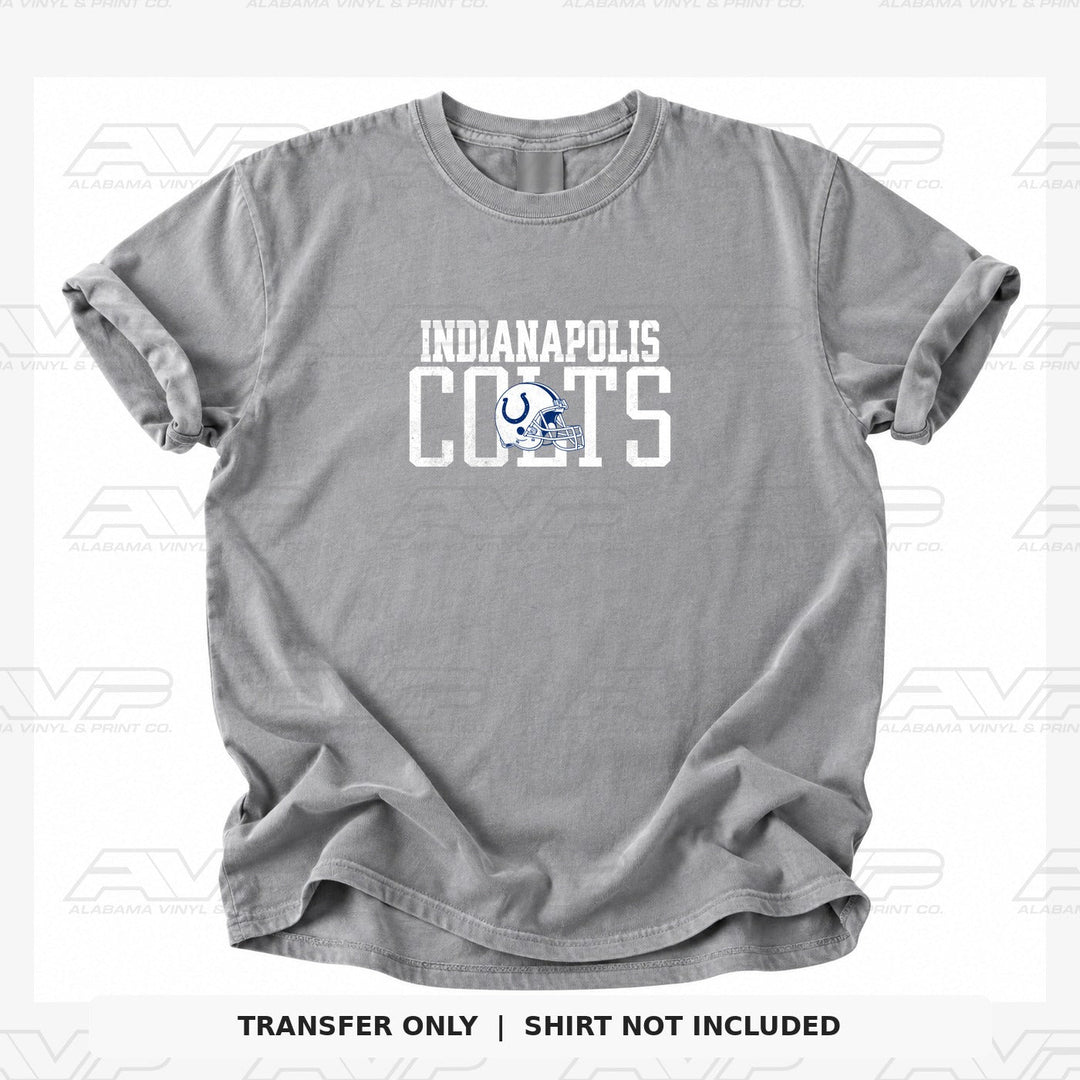 Indianapolis Colts Tall Varsity Font Alabama Vinyl & Print Co.