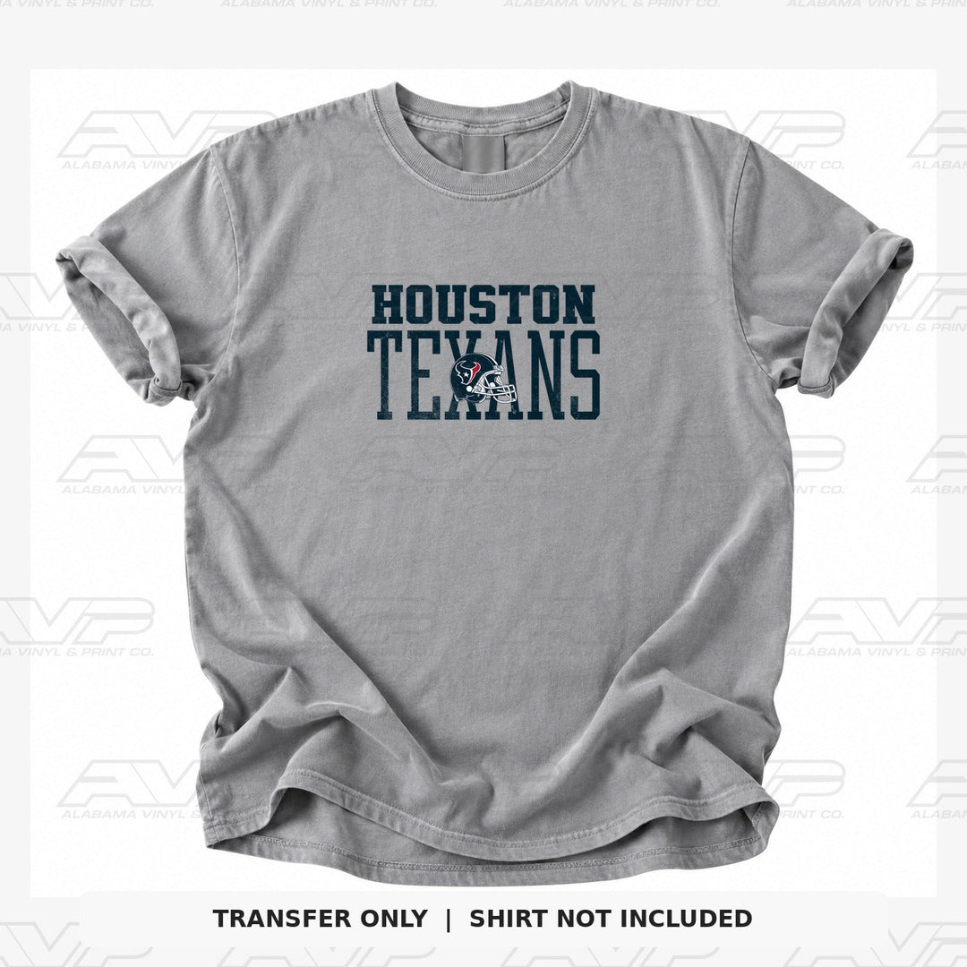 Houston Texans Varsity Font Alabama Vinyl & Print Co.