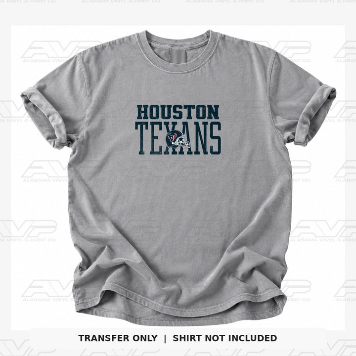 Houston Texans Varsity Font Alabama Vinyl & Print Co.