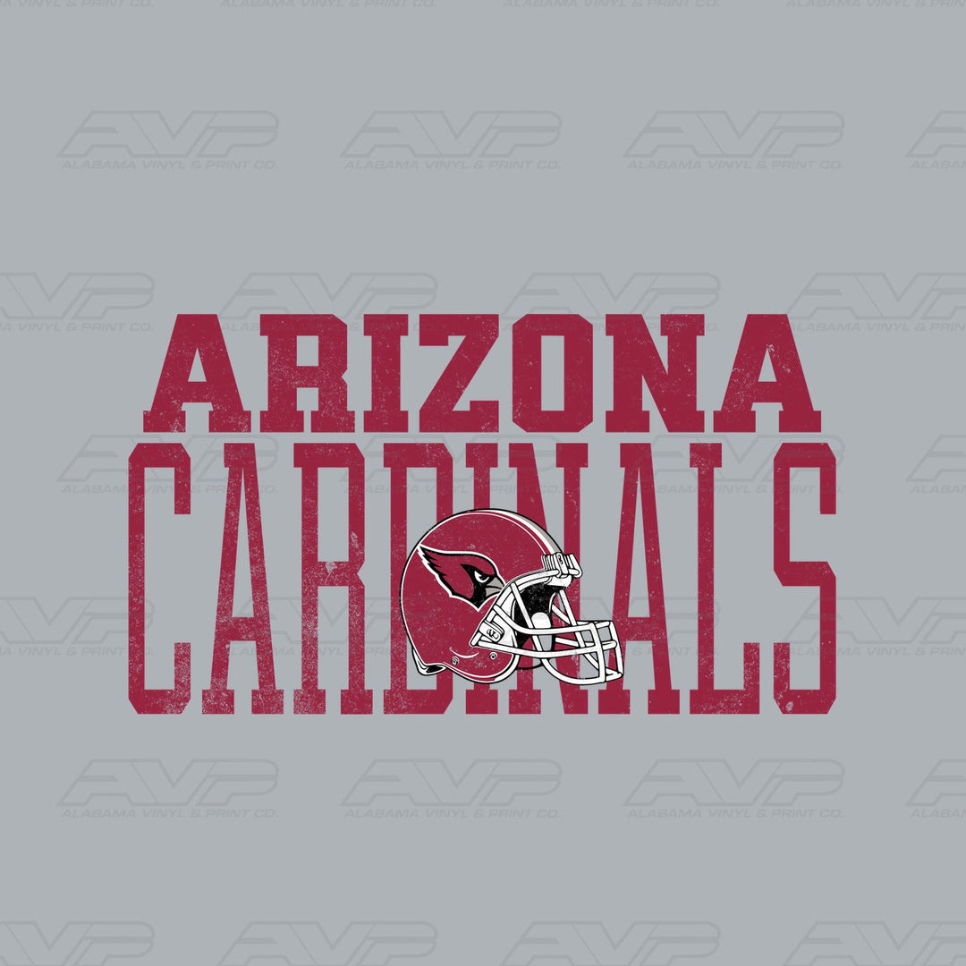 Arizona Cardinals Varsity Font Alabama Vinyl & Print Co.