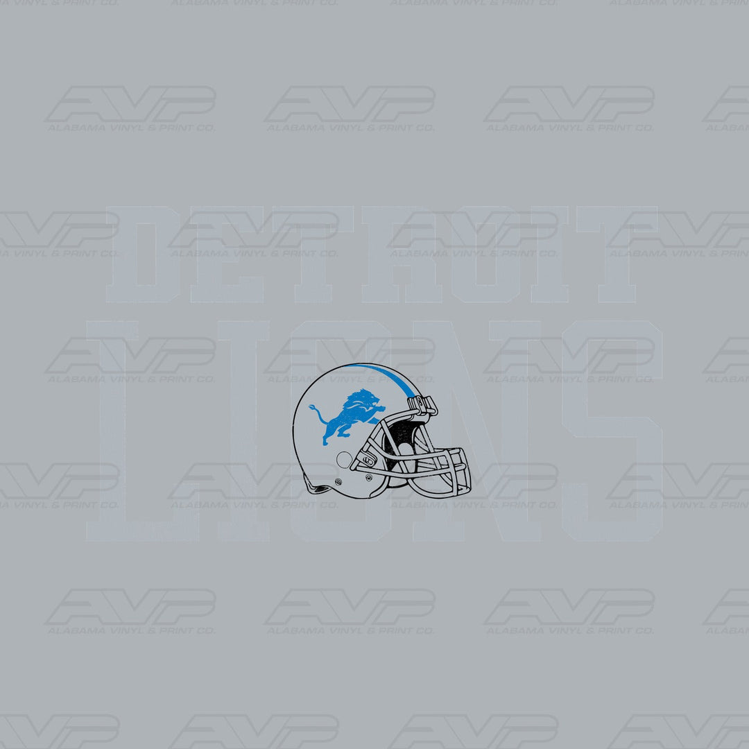 Detroit Lions Varsity Font Alabama Vinyl & Print Co.