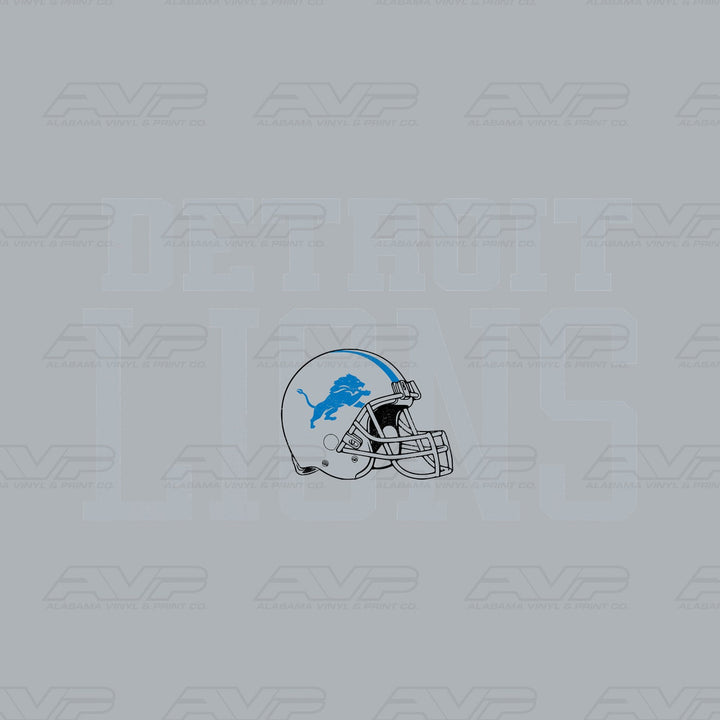 Detroit Lions Varsity Font Alabama Vinyl & Print Co.