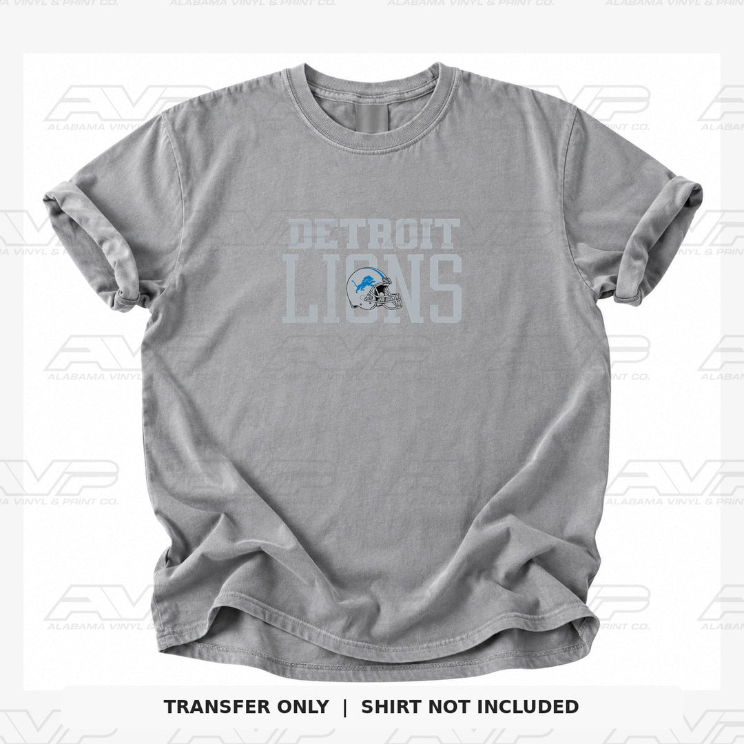 Detroit Lions Varsity Font Alabama Vinyl & Print Co.
