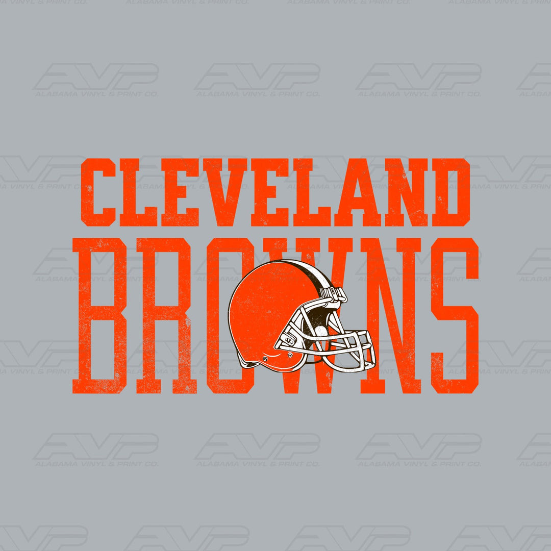 Cleveland Browns Varsity Font Alabama Vinyl & Print Co.