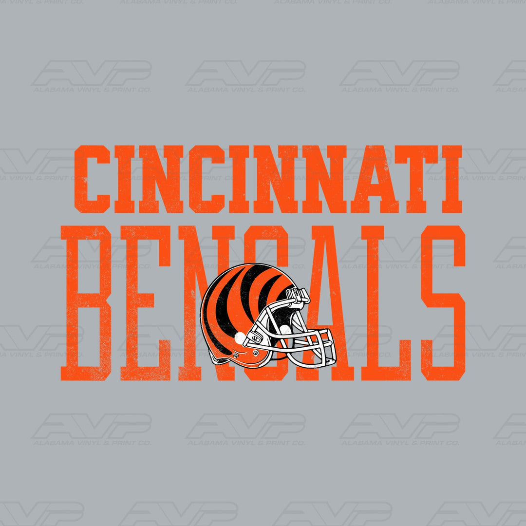 Cincinnati Bengals Varsity Font Alabama Vinyl & Print Co.