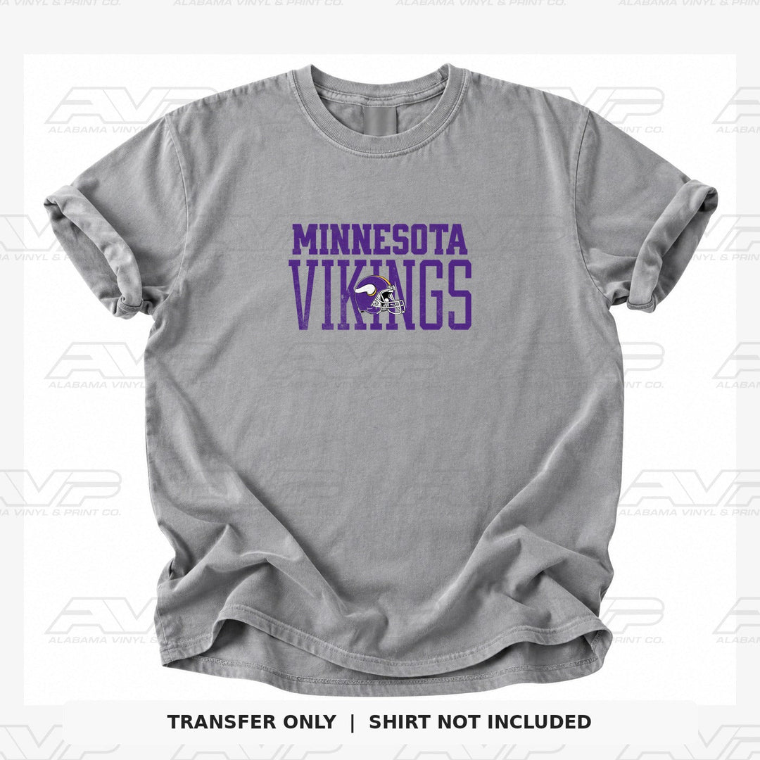 Minnesota Vikings Varsity Font Alabama Vinyl & Print Co.