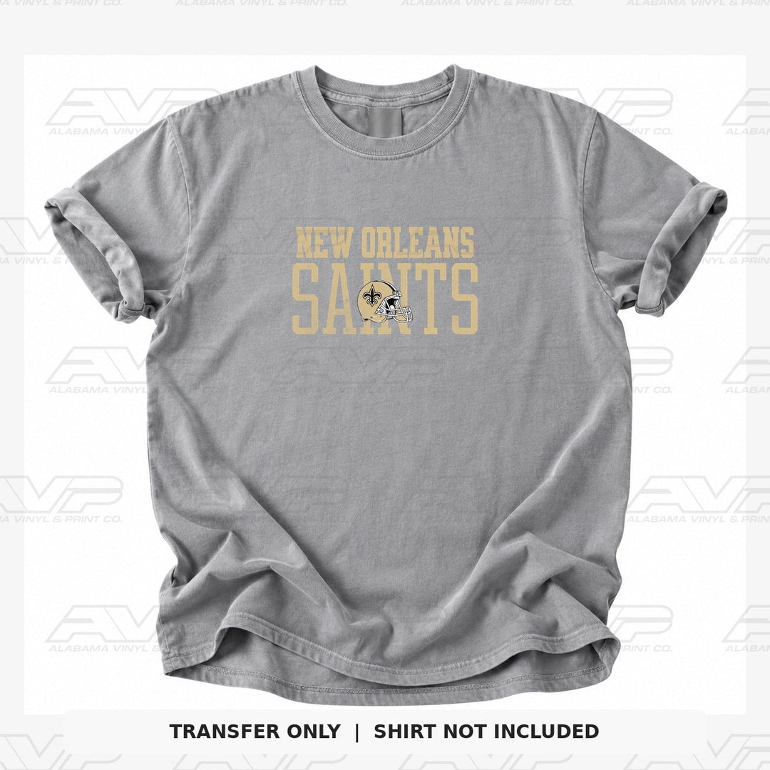 New Orleans Saints Varsity Font Alabama Vinyl & Print Co.