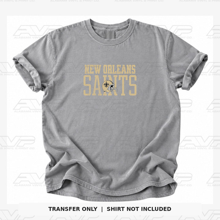 New Orleans Saints Varsity Font Alabama Vinyl & Print Co.