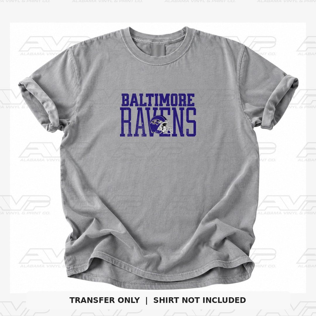 Baltimore Ravens Varsity Font Alabama Vinyl & Print Co.