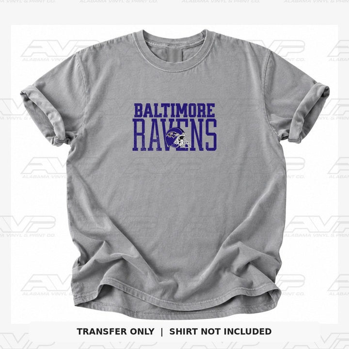 Baltimore Ravens Varsity Font Alabama Vinyl & Print Co.