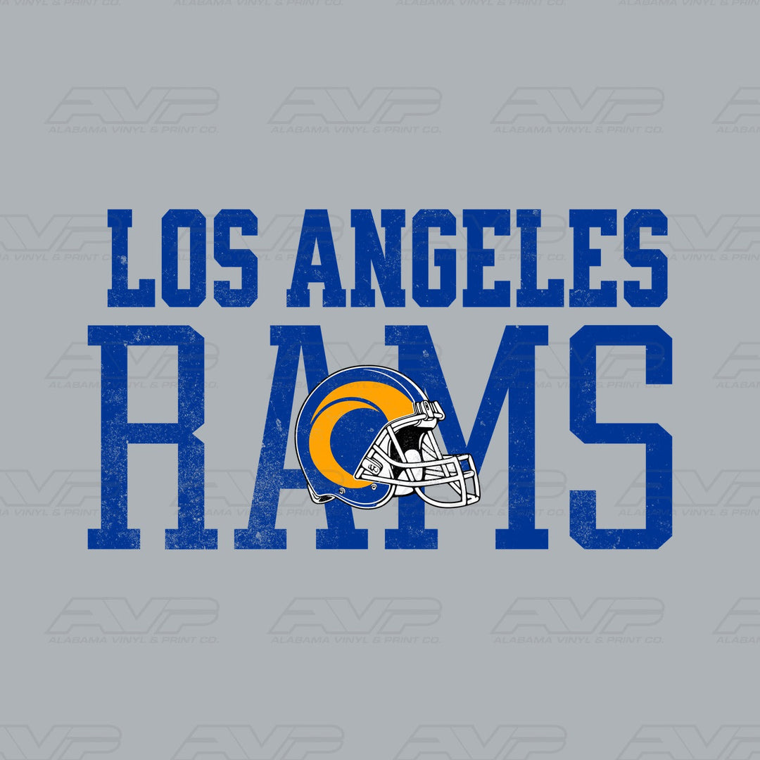 Los Angeles Rams Varsity Font Alabama Vinyl & Print Co.