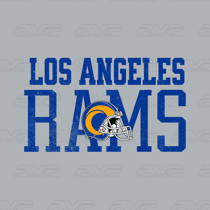 Los Angeles Rams Varsity Font Alabama Vinyl & Print Co.