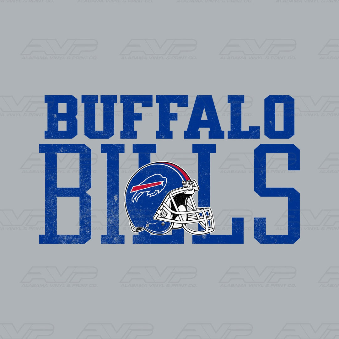 Buffalo Bills Varsity Font Alabama Vinyl & Print Co.