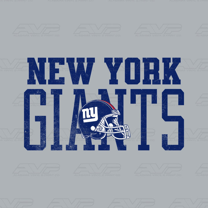 New York Giants Varsity Font Alabama Vinyl & Print Co.