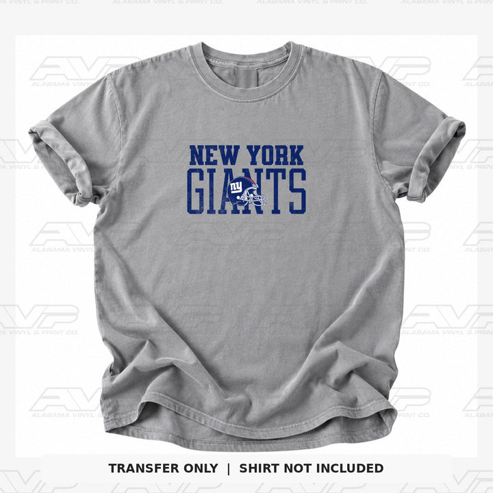 New York Giants Varsity Font Alabama Vinyl & Print Co.