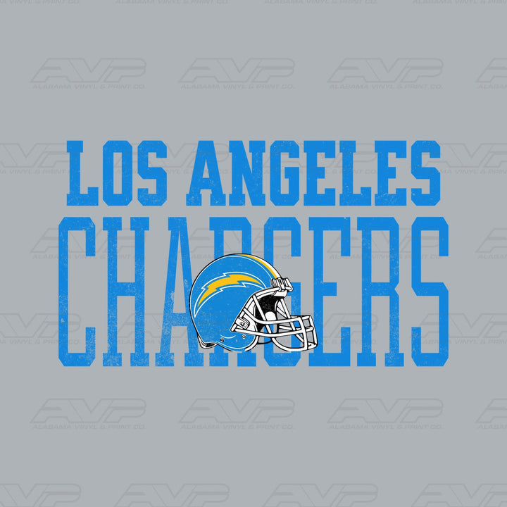 Los Angeles Chargers Varsity Font Alabama Vinyl & Print Co.