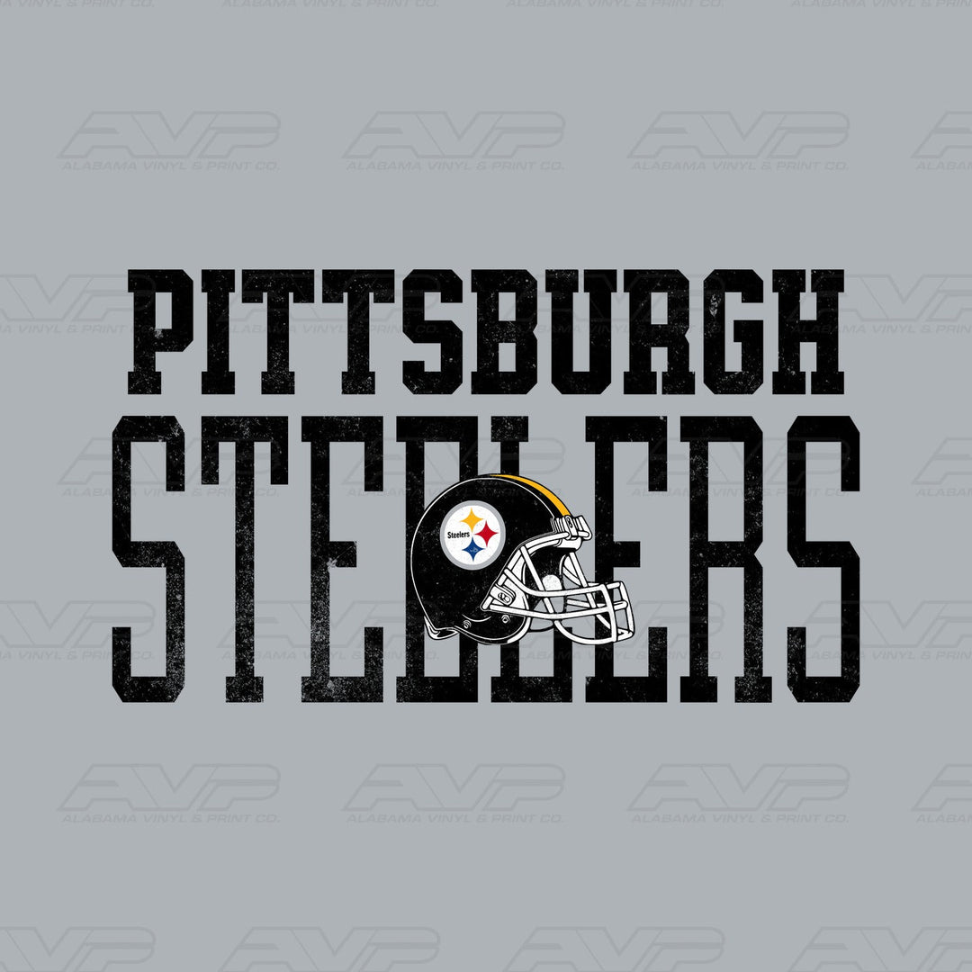 Pittsburgh Steelers Pittsburg Varsity Font Alabama Vinyl & Print Co.