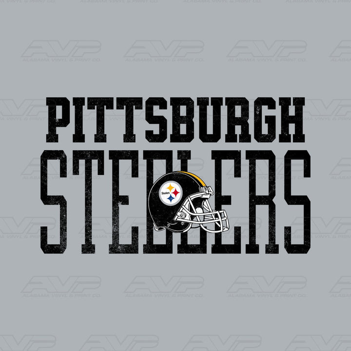 Pittsburgh Steelers Pittsburg Varsity Font Alabama Vinyl & Print Co.