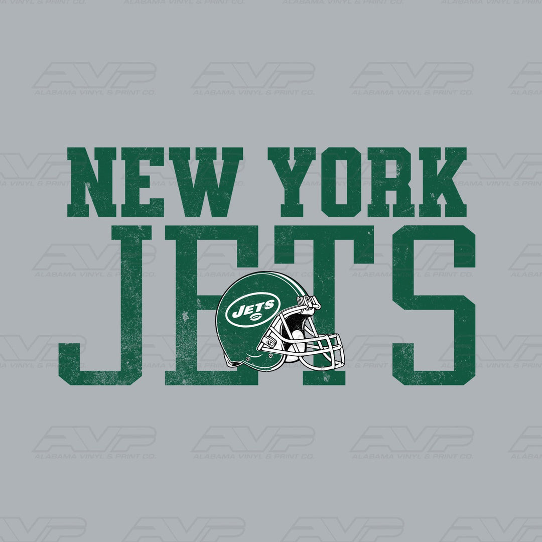 New York Jets Varsity Font Alabama Vinyl & Print Co.