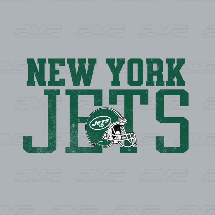 New York Jets Varsity Font Alabama Vinyl & Print Co.