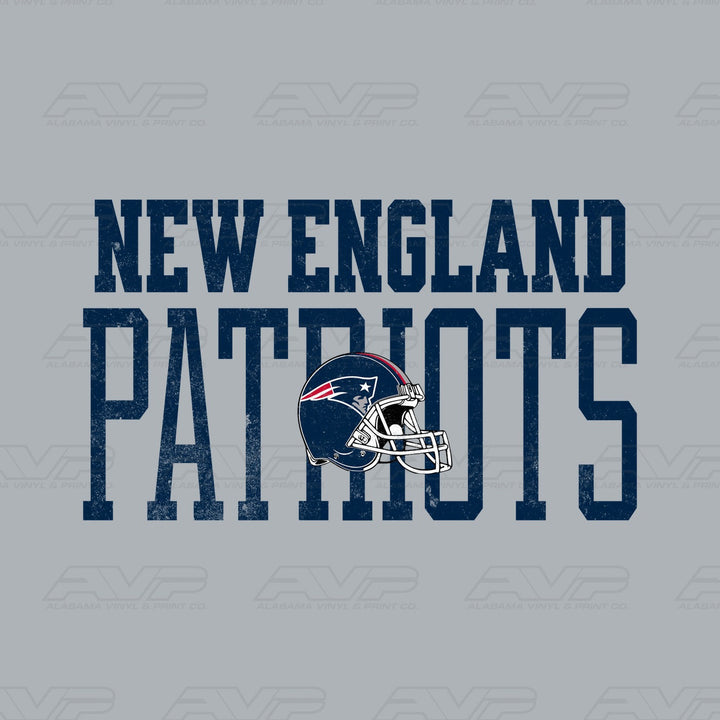 New England Patriots Varsity Font Alabama Vinyl & Print Co.