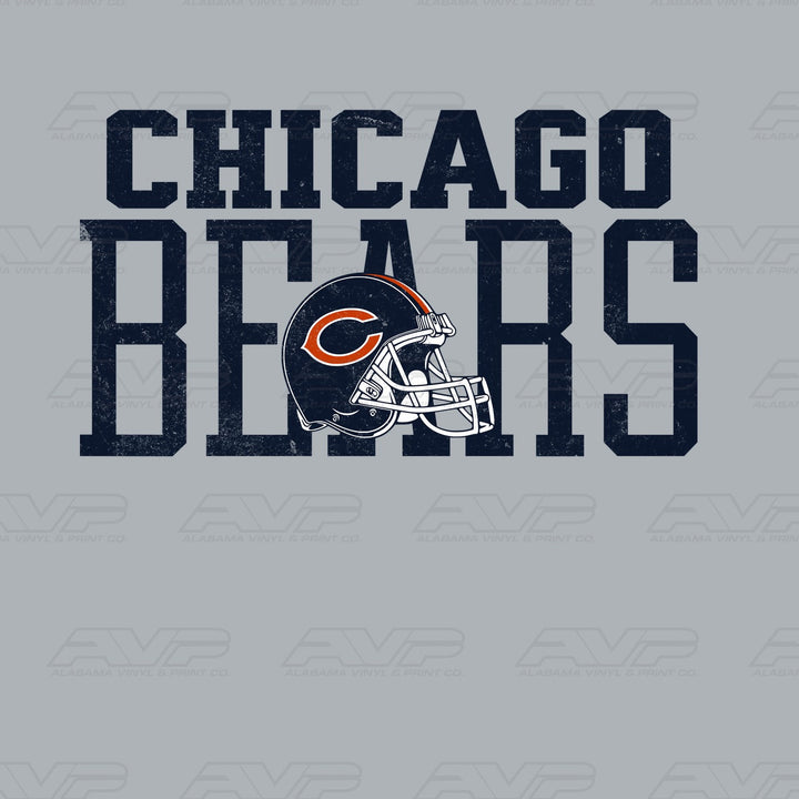 Chicago Bears Varsity Font Alabama Vinyl & Print Co.