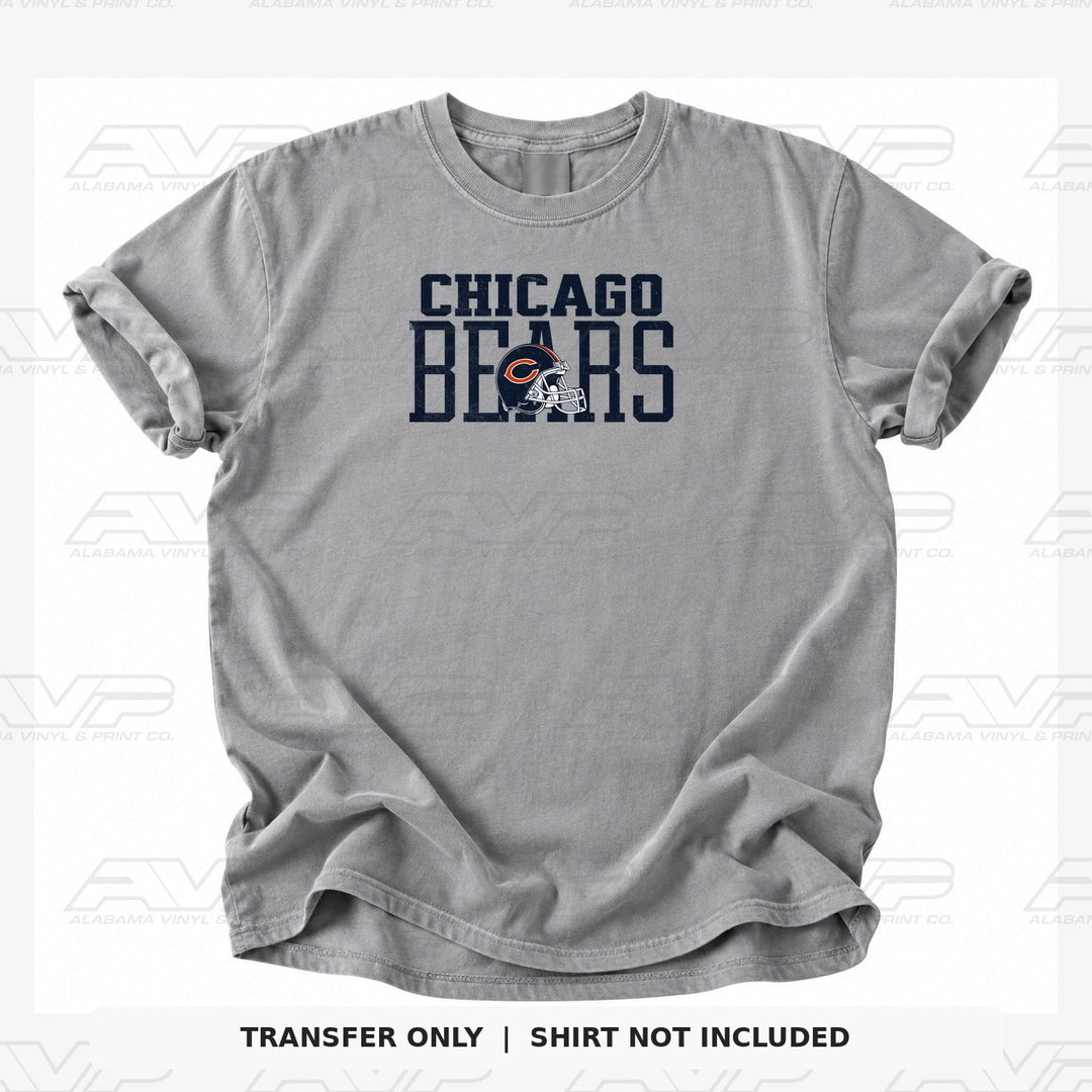 Chicago Bears Varsity Font Alabama Vinyl & Print Co.