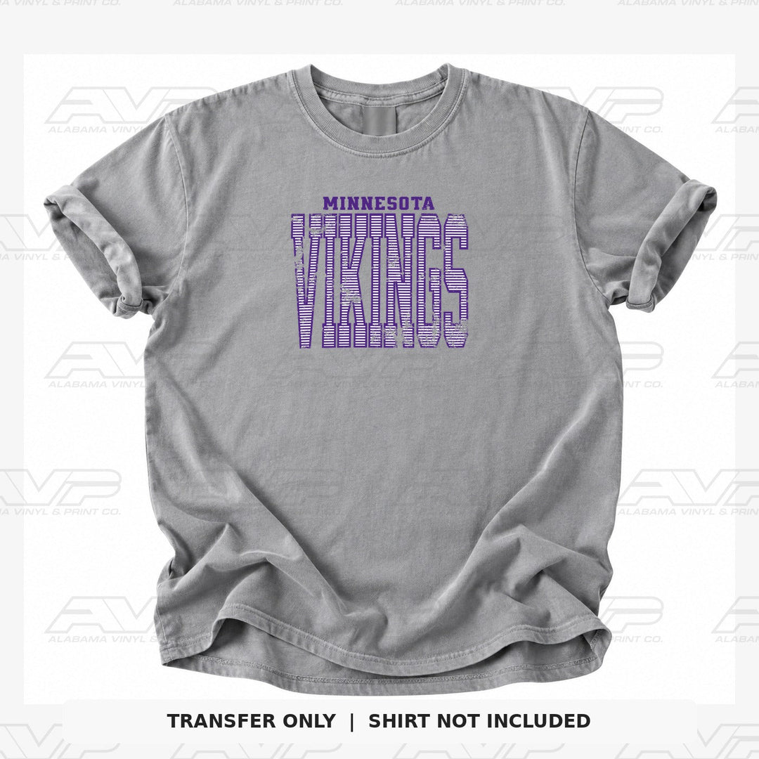 Minnesota Vikings Stripes Alabama Vinyl & Print Co.