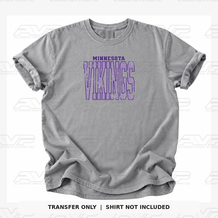Minnesota Vikings Stripes Alabama Vinyl & Print Co.