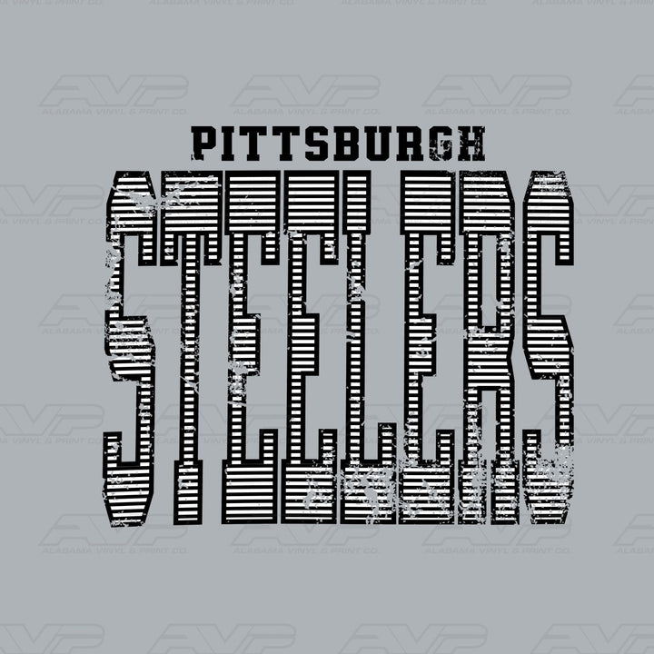 Pittsburgh Steelers Stripes Alabama Vinyl & Print Co.