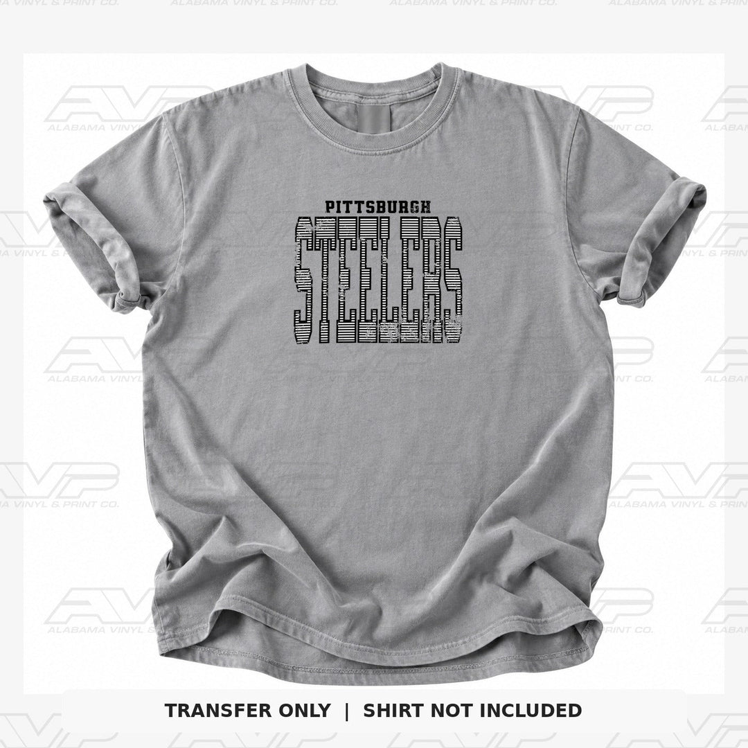 Pittsburgh Steelers Stripes Alabama Vinyl & Print Co.