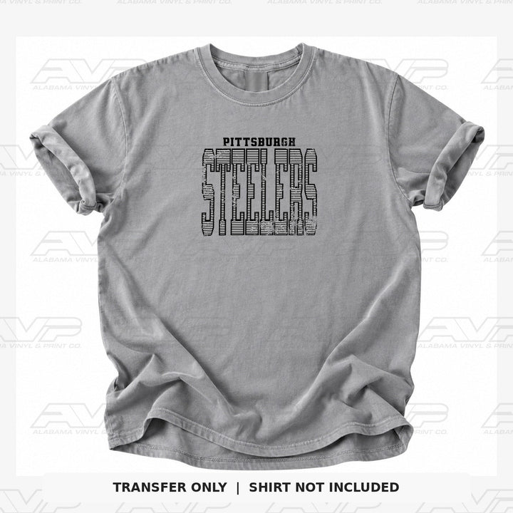 Pittsburgh Steelers Stripes Alabama Vinyl & Print Co.