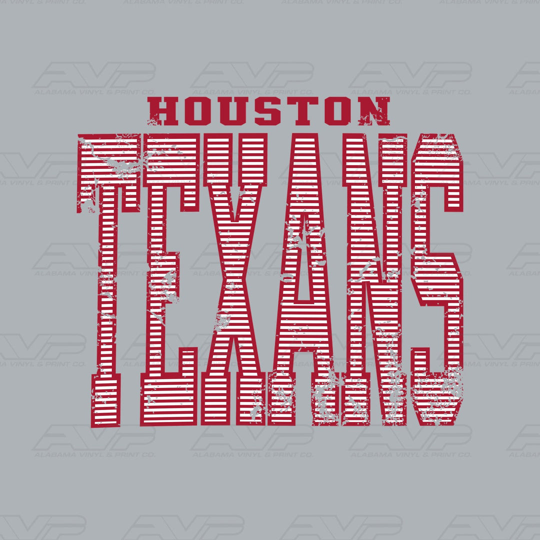 Houston Texans Stripes Alabama Vinyl & Print Co.