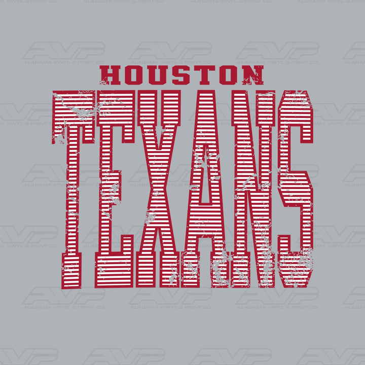 Houston Texans Stripes Alabama Vinyl & Print Co.