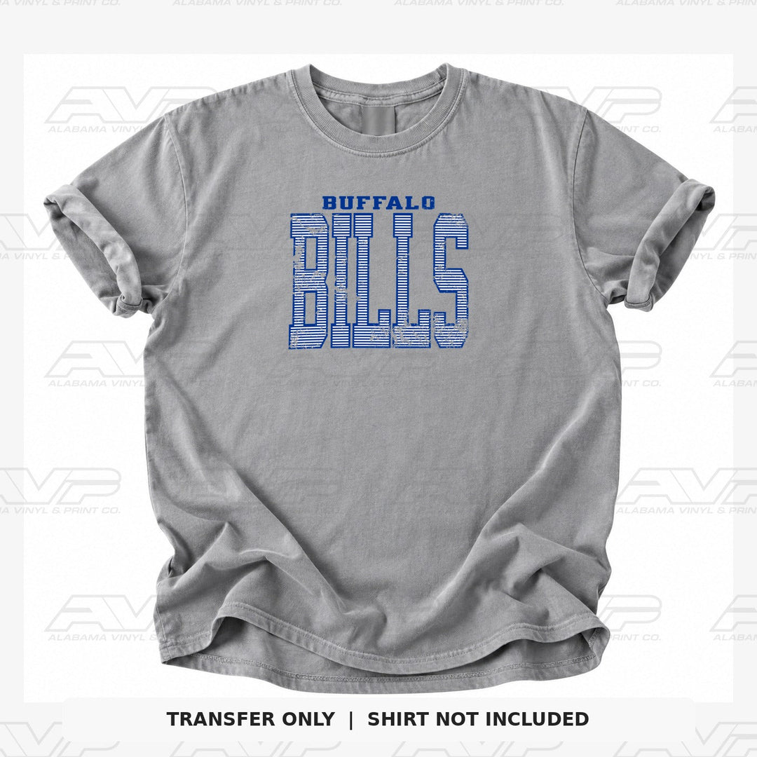 Buffalo Bills Stripes Alabama Vinyl & Print Co.