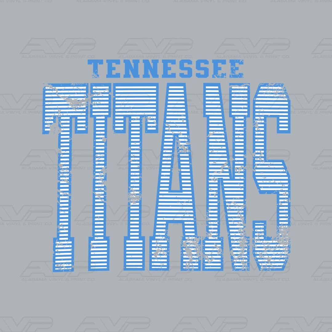 Tennessee Titans Stripes Alabama Vinyl & Print Co.