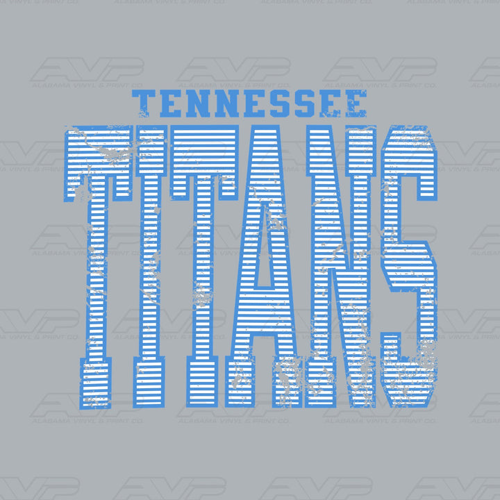 Tennessee Titans Stripes Alabama Vinyl & Print Co.
