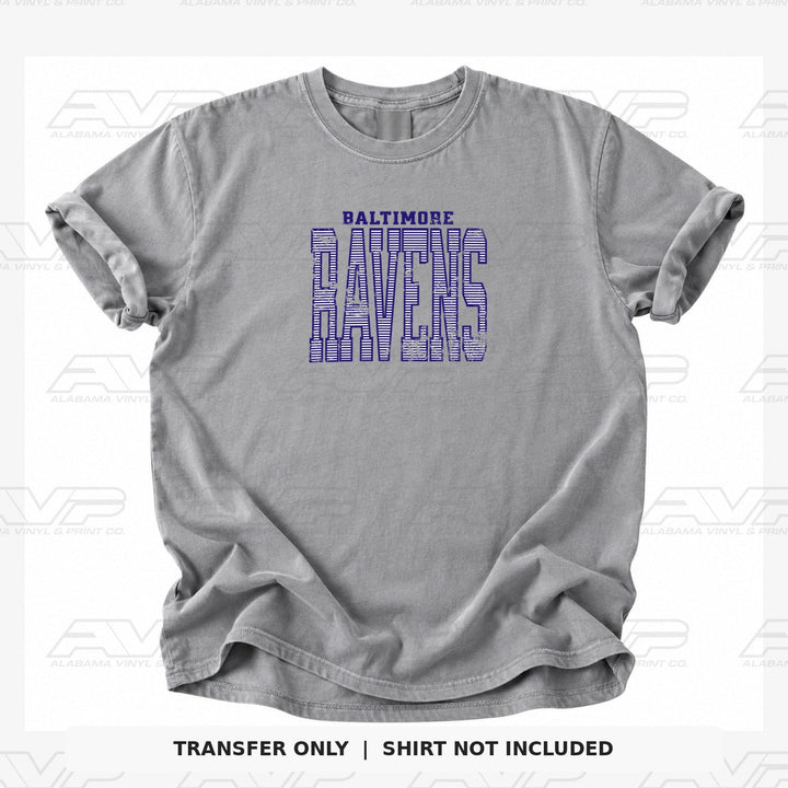 Baltimore Ravens Stripes Alabama Vinyl & Print Co.