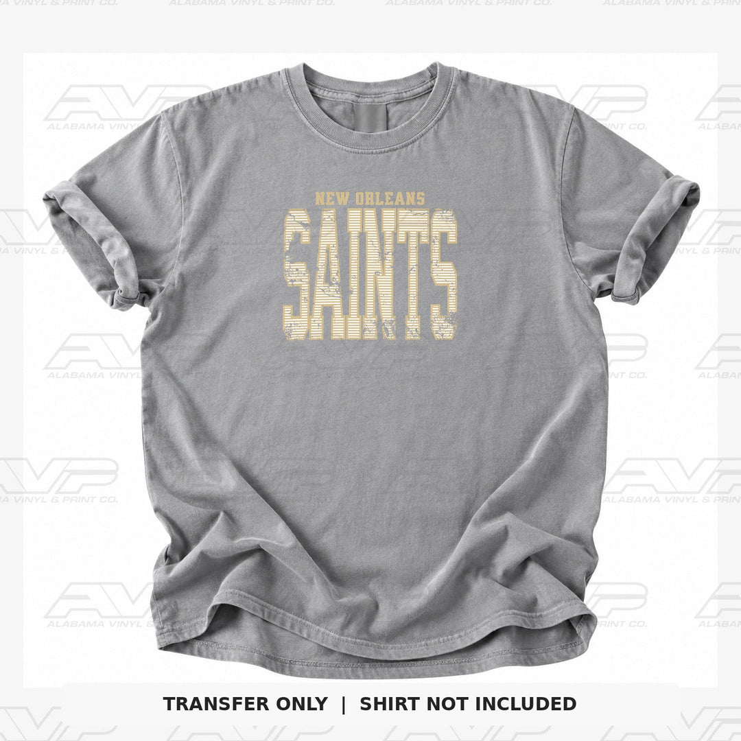New Orleans Saints Stripes Alabama Vinyl & Print Co.