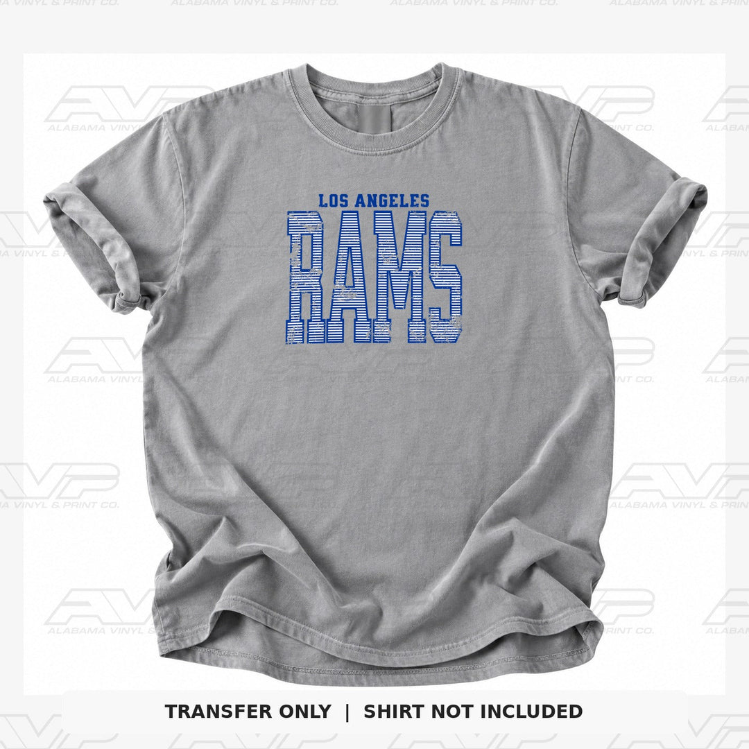 Los Angeles Rams Stripes Alabama Vinyl & Print Co.