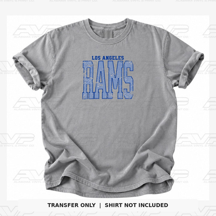 Los Angeles Rams Stripes Alabama Vinyl & Print Co.