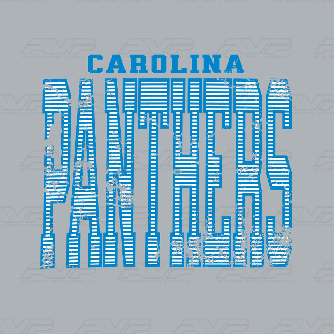 Carolina Panthers Stripes Alabama Vinyl & Print Co.