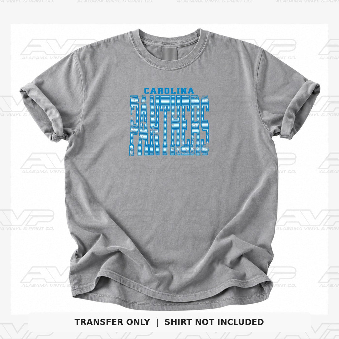 Carolina Panthers Stripes Alabama Vinyl & Print Co.