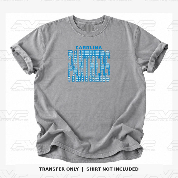 Carolina Panthers Stripes Alabama Vinyl & Print Co.