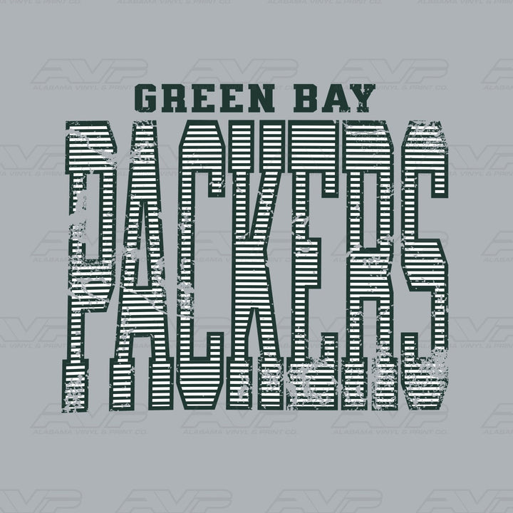 Green Bay Packers Stripes Alabama Vinyl & Print Co.