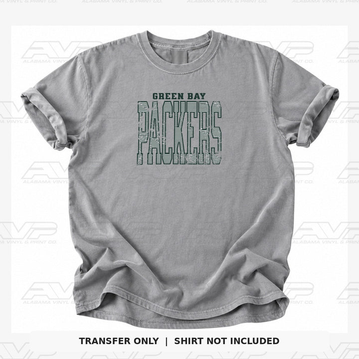 Green Bay Packers Stripes Alabama Vinyl & Print Co.