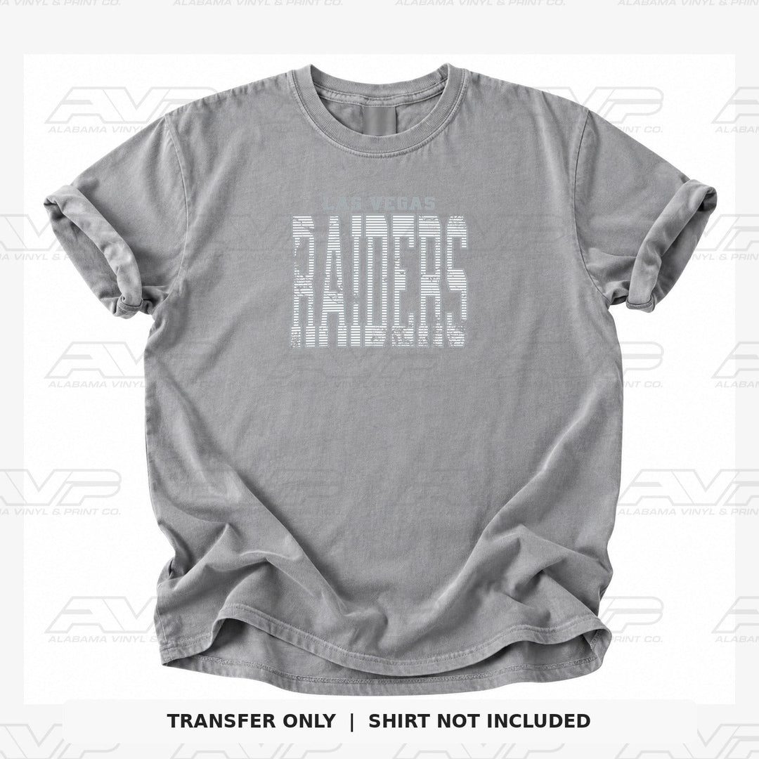 Las Vegas Raiders Stripes Alabama Vinyl & Print Co.