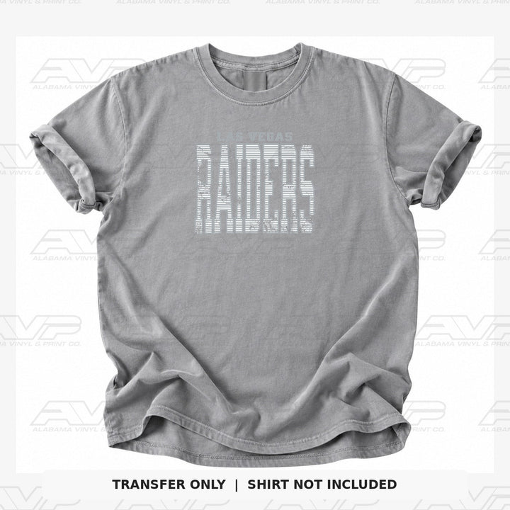 Las Vegas Raiders Stripes Alabama Vinyl & Print Co.