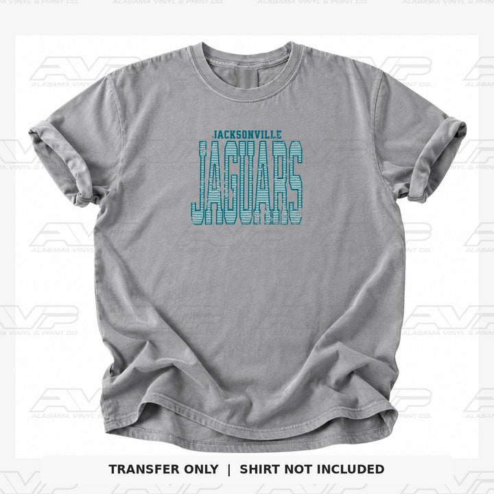 Jacksonville Jaguars Stripes Alabama Vinyl & Print Co.