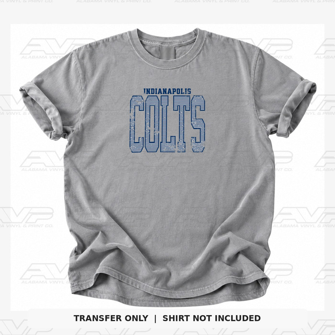 Indianapolis Colts Stripes Alabama Vinyl & Print Co.